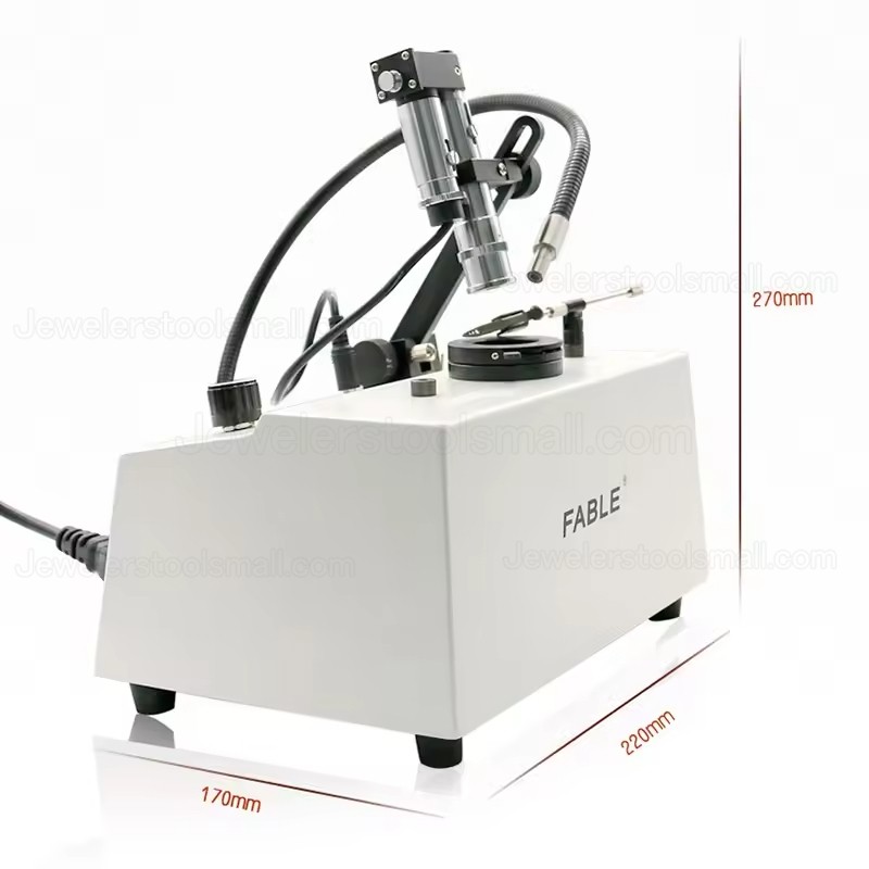 Tabletop Gemology Spectroscope Gemstone Analytical Optical Instrument Wavelength Scale 400nm-700nm